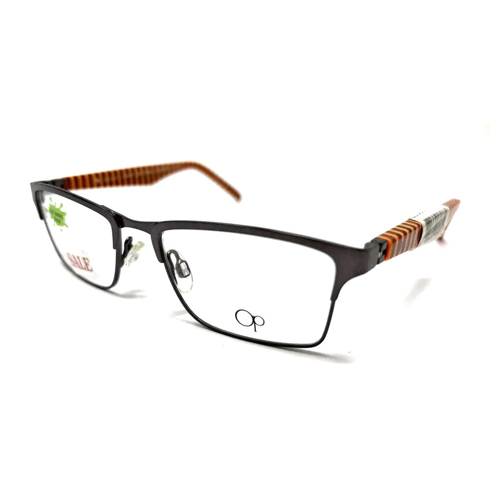 OCEAN PACIFIC CV OP861 GUNMETAL EYEGLASS FRAMES 49-16-130 SPRING HINGES